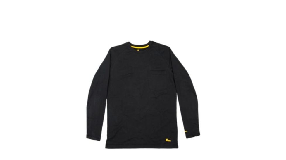 Berne Performance Long Sleeve Tee - Mens, Black, Medium, Regular, 92021359915