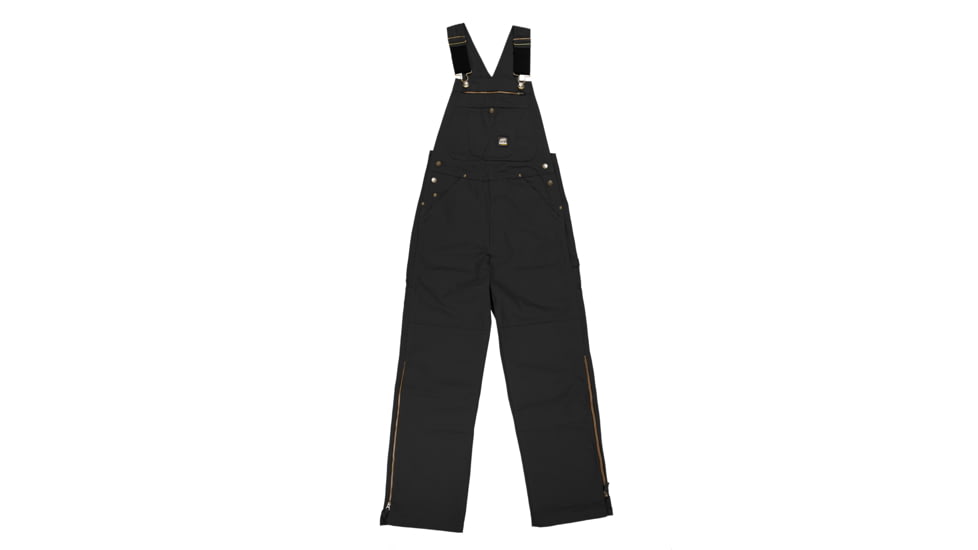 Berne Slab Unlined Duck Bib Overall - Mens, Black, 36X34, B1067BKT360