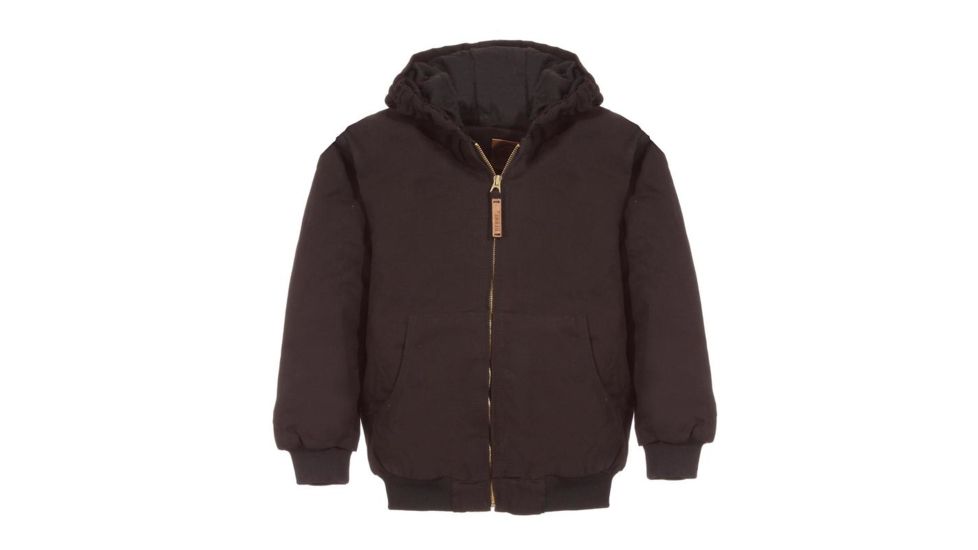 Berne Youth Hooded Jacket, Black, Extra Small BHJ51BKR320