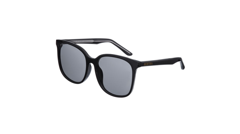 Bertha Avery Polarized Sunglasses - Womens, Black Frame, Black Lens, Black/Black, One Size, BRSBR050C1