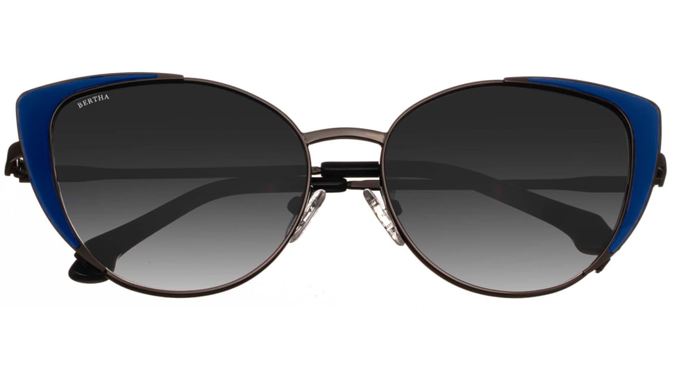 Bertha Bailey Handmade in Italy Sunglass - Womens, Navy, One Size, BRSIT109-3