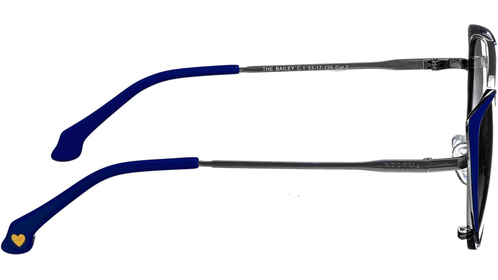 Bertha Bailey Handmade in Italy Sunglass - Womens, Navy, One Size, BRSIT109-3