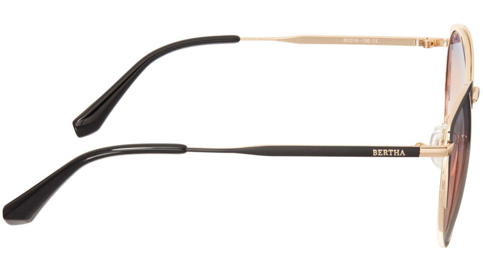 Bertha Darby Polarized Sunglass - Womens, Gold/Blue-Pink, One Size, BRSBR049BP