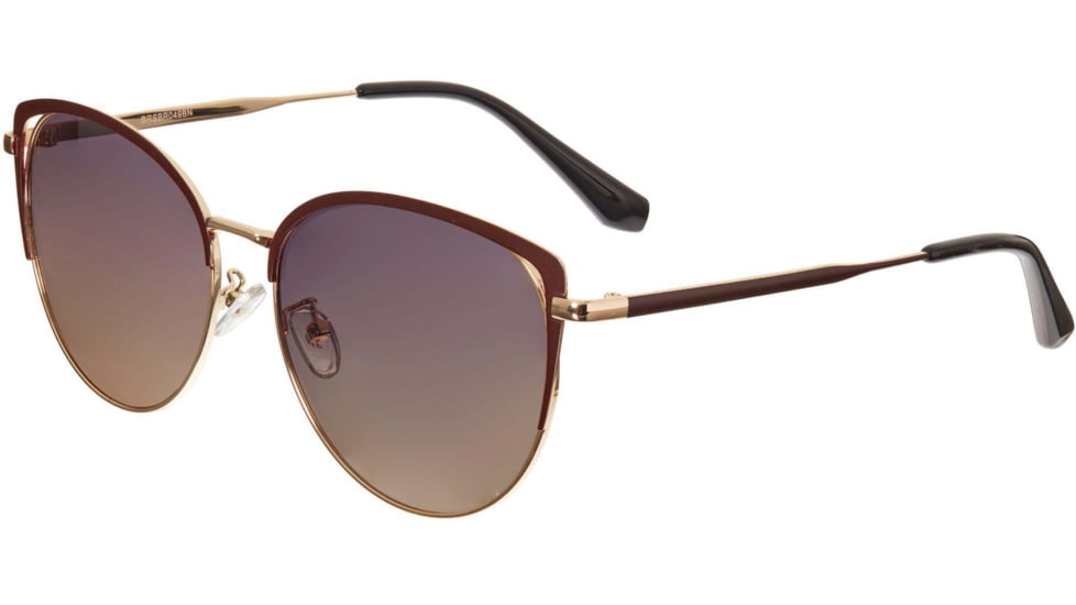 Bertha Darby Polarized Sunglass - Womens, Gold/Brown, One Size, BRSBR049BN