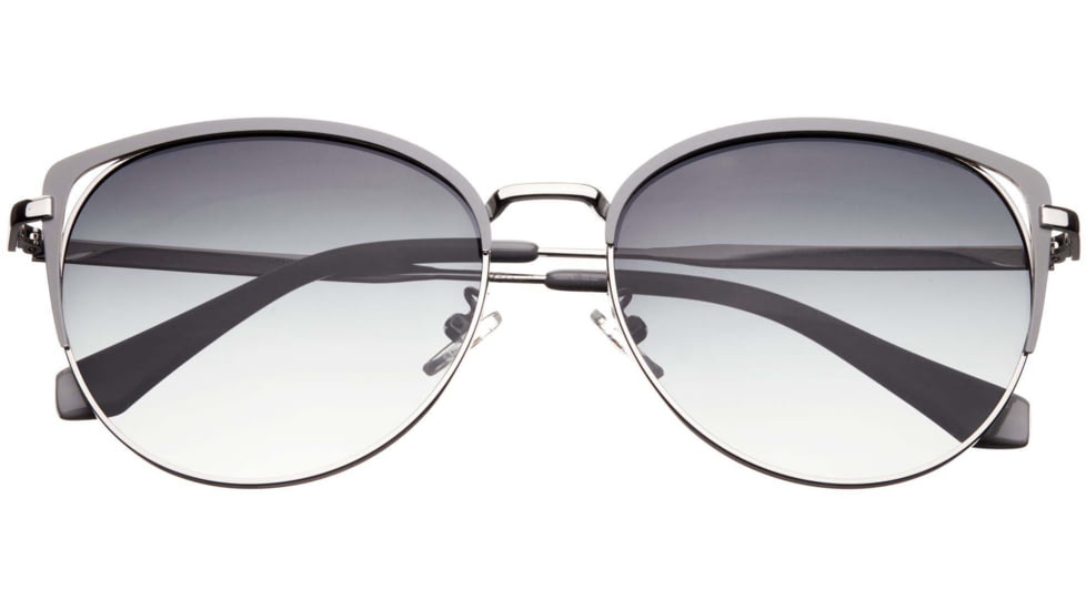 Bertha Darby Polarized Sunglass - Womens, Silver/Grey, One Size, BRSBR049GY