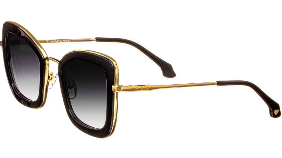 Bertha Delphine Handmade in Italy Sunglass - Womens, Black, One Size, BRSIT108-1