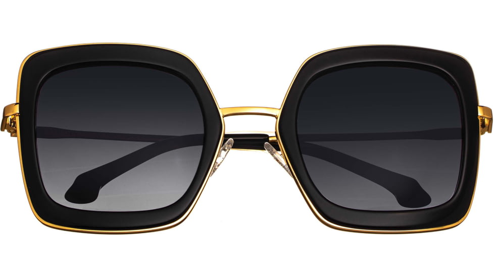 Bertha Ellie Handmade in Italy Sunglass - Womens, Black, One Size, BRSIT106-2