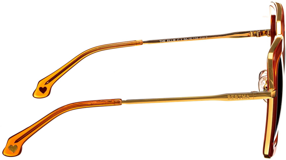 Bertha Ellie Handmade in Italy Sunglass - Womens, Pink, One Size, BRSIT106-1