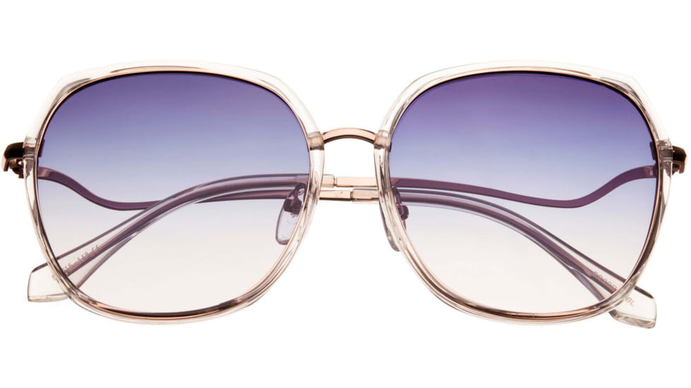 Bertha Hensley Polarized Sunglass - Womens, Clear/Blue, One Size, BRSBR048BL