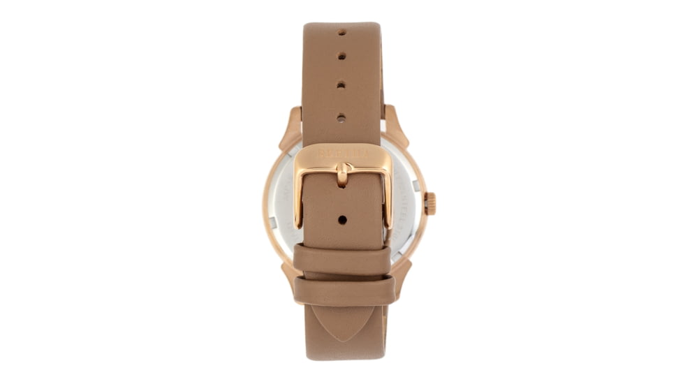Bertha Ida Mother-of-Pearl Leather-Band Watch, Beige - Womens, BTHBS1205