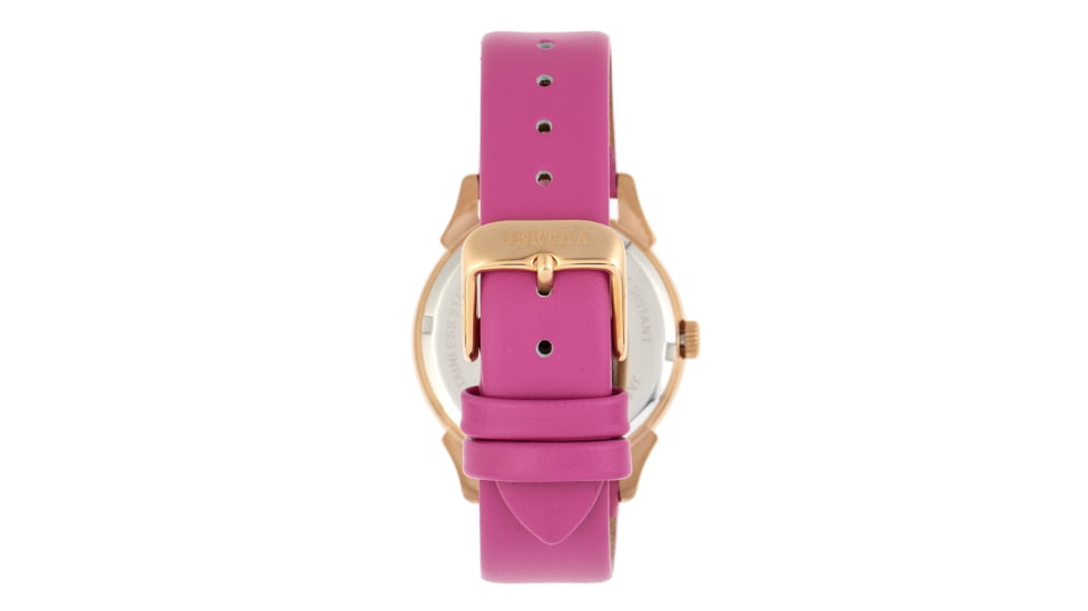 Bertha Ida Mother-of-Pearl Leather-Band Watch, Pink - Womens, BTHBS1206