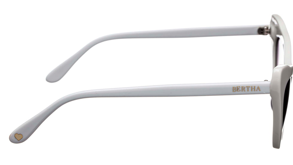 Bertha Kitty Handmade in Italy Sunglass - Womens, White, One Size, BRSIT104-3