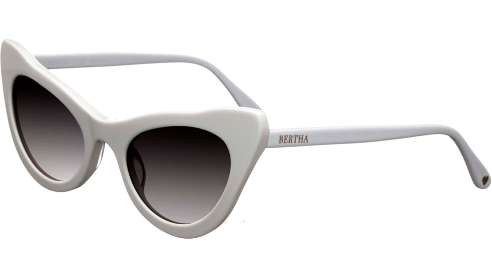 Bertha Kitty Handmade in Italy Sunglass - Womens, White, One Size, BRSIT104-3
