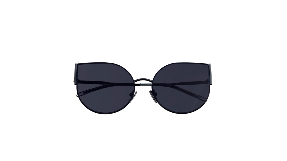 Bertha Logan Polarized Sunglasses, Black/Black, One Size, BRSBR036BK
