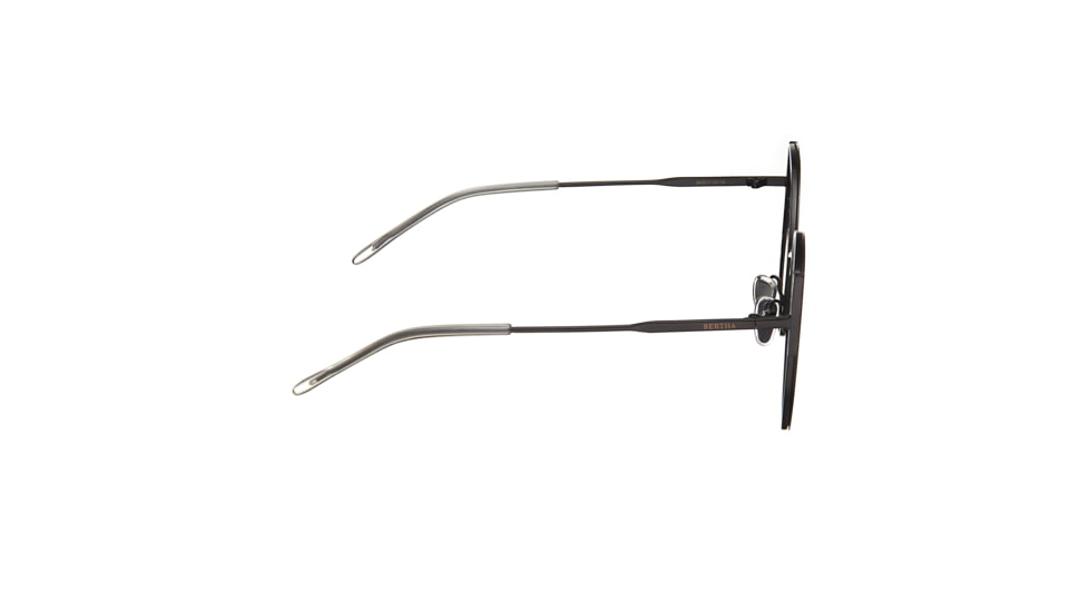 Bertha Logan Polarized Sunglasses, Black/Black, One Size, BRSBR036BK