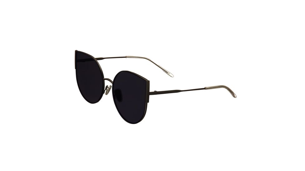 Bertha Logan Polarized Sunglasses, Black/Black, One Size, BRSBR036BK