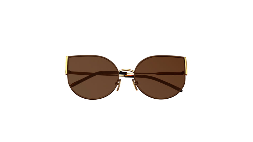 Bertha Logan Polarized Sunglasses, Gold/Brown, One Size, BRSBR036GD