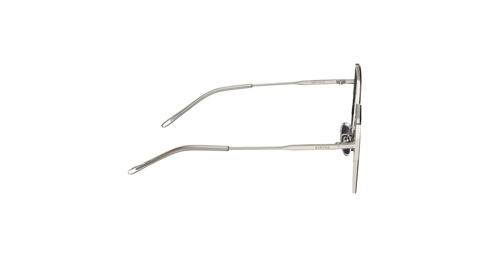 Bertha Logan Polarized Sunglasses, Silver/Silver, One Size, BRSBR036SL