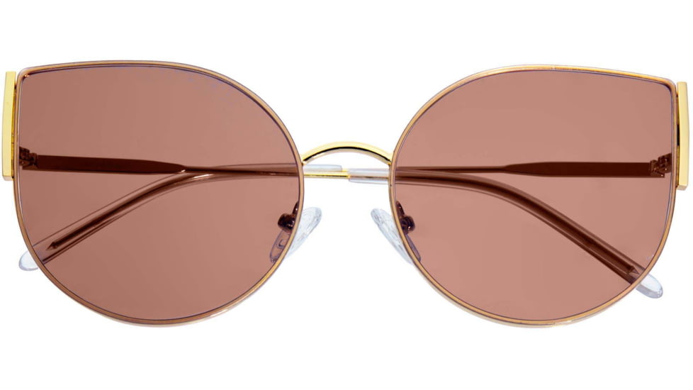 Bertha Logan Polarized Sunglasses - Womens, Gold/Light Brown, One Size, BRSBR036GDX