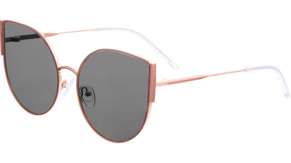 Bertha Logan Polarized Sunglasses - Womens, Rose Gold/Grey, One Size, BRSBR036RGX