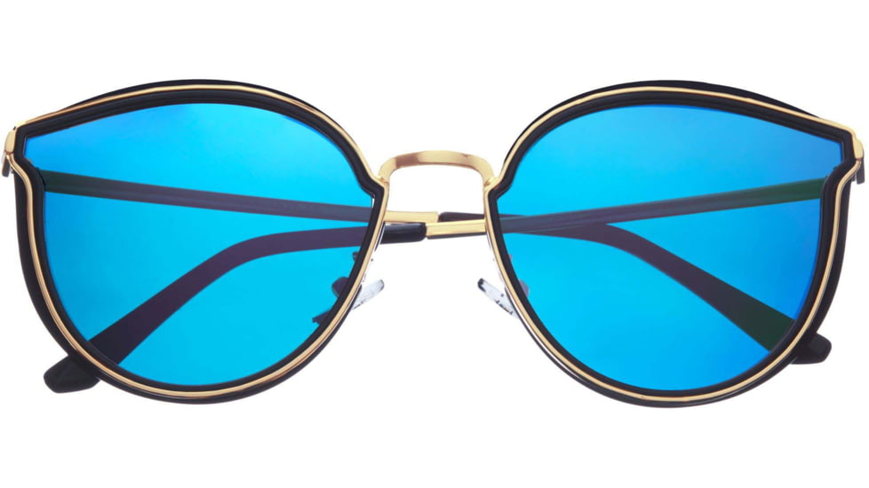 Bertha Lorelei Polarized Sunglass - Womens, Black/Blue, One Size, BRSBR045BL