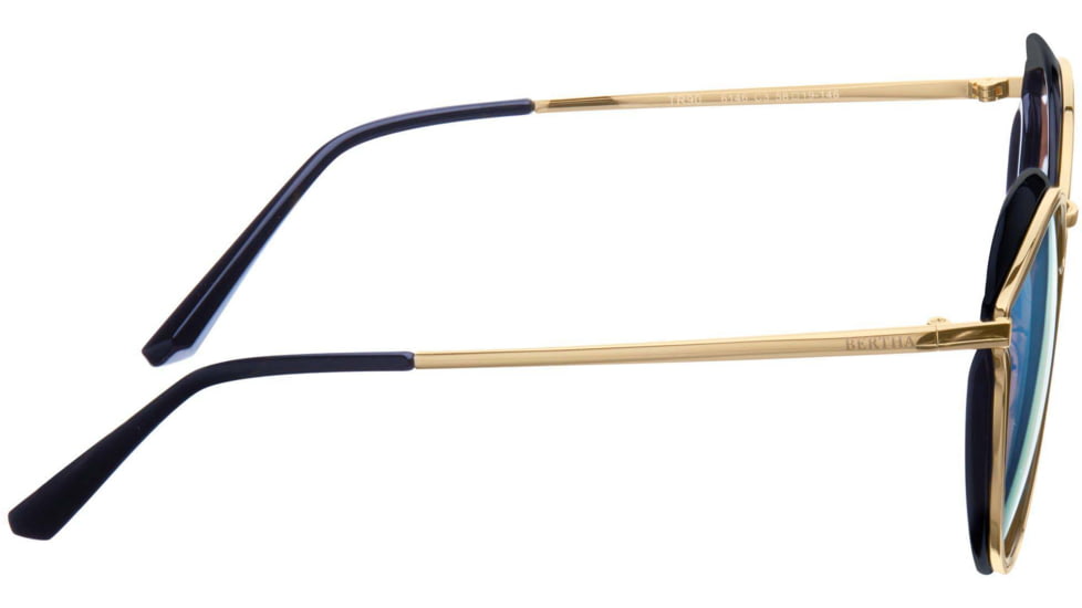 Bertha Lorelei Polarized Sunglass - Womens, Black/Blue, One Size, BRSBR045BL