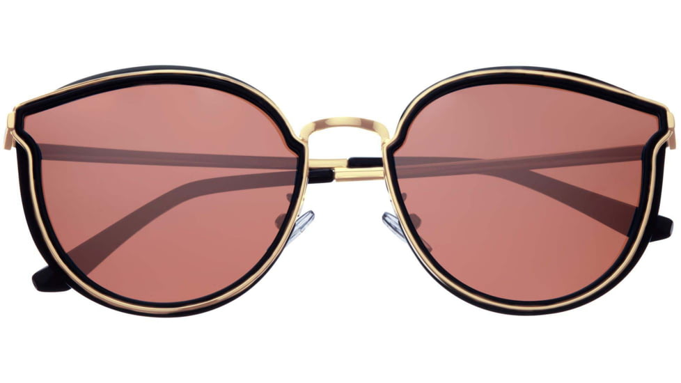 Bertha Lorelei Polarized Sunglass - Womens, Black/Yellow-Green, One Size, BRSBR045GY