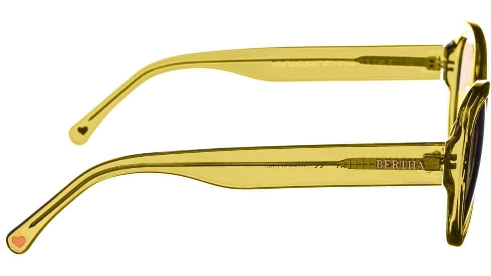 Bertha Margot Handmade in Italy Sunglass - Womens, Champagne, One Size, BRSIT102-1