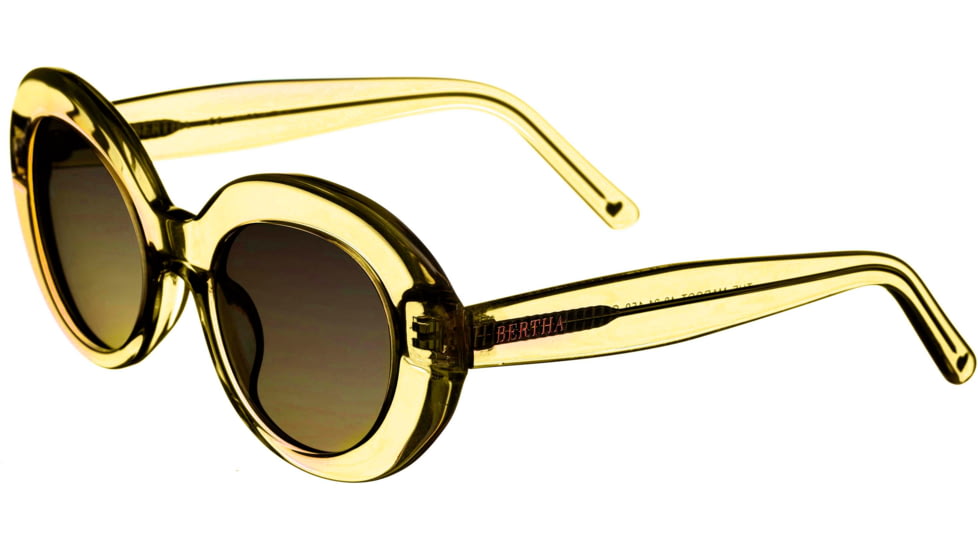 Bertha Margot Handmade in Italy Sunglass - Womens, Champagne, One Size, BRSIT102-1