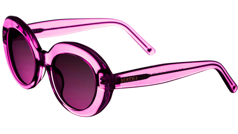 Bertha Margot Handmade in Italy Sunglass - Womens, Purple, One Size, BRSIT102-2