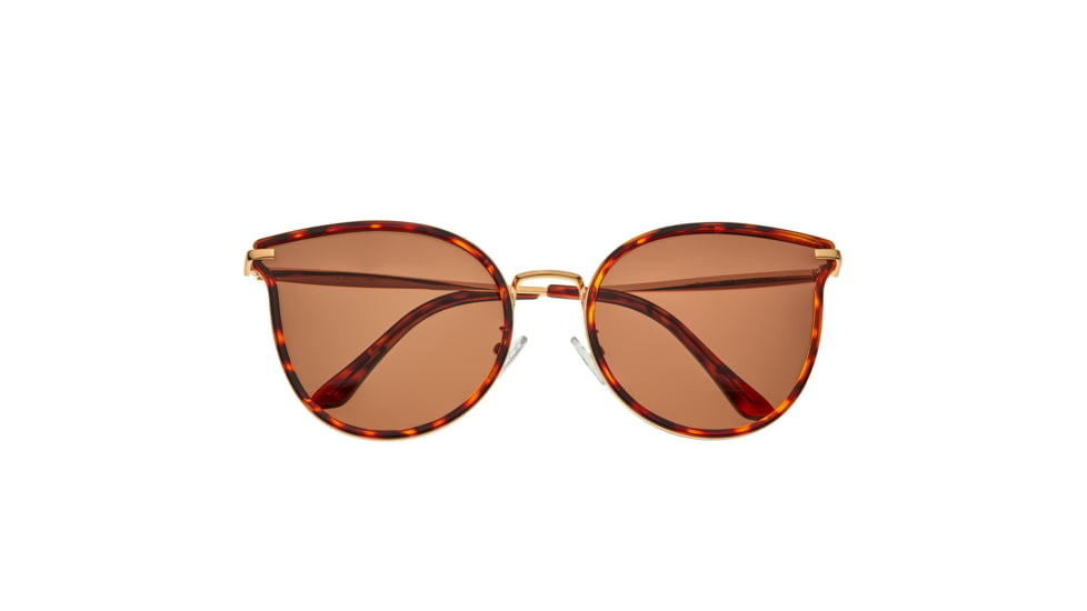 Bertha Moon Polarized Sunglasses - Womens, Gold Frame, Brown Lens, Gold/Brown, One Size, BRSBR056C3