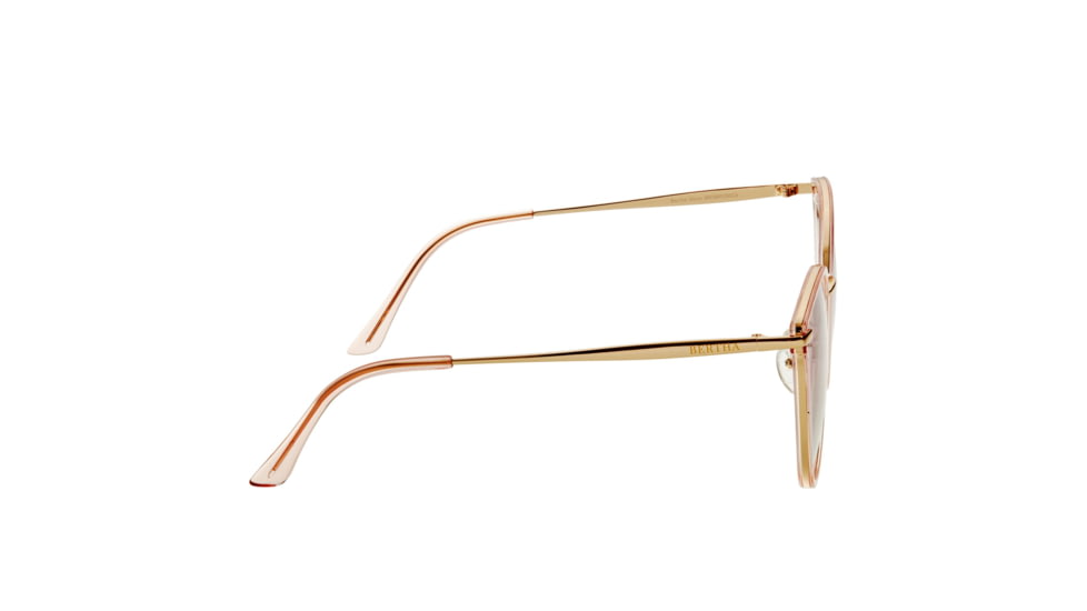 Bertha Moon Polarized Sunglasses - Womens, Gold Frame, Pink Lens, Gold/Pink, One Size, BRSBR056C4