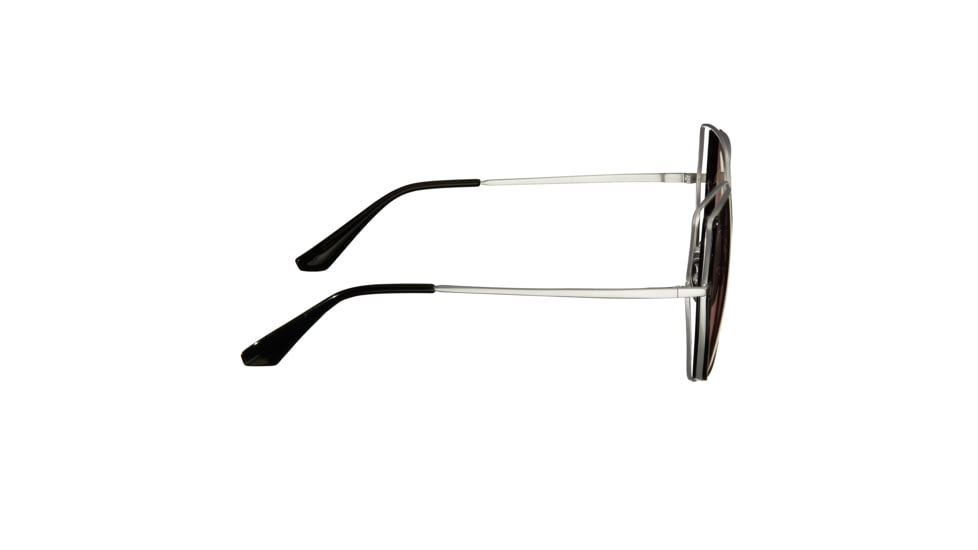 Bertha Remi Sunglasses - Womens, Silver Frame, Purple Polarized Lens, Silver/Purple, One Size, BRSBR034PK