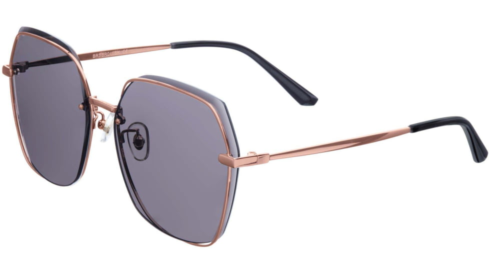 Bertha Renata Sunglass - Womens, Rose Gold/Black, One Size, BRSBR046BK