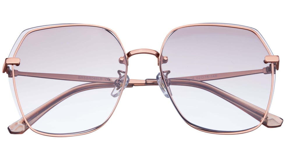Bertha Renata Sunglass - Womens, Rose Gold/Pink, One Size, BRSBR046LB