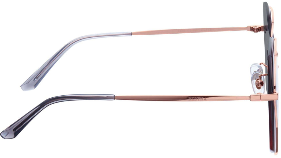 Bertha Renata Sunglass - Womens, Rose Gold/Purple, One Size, BRSBR046GP