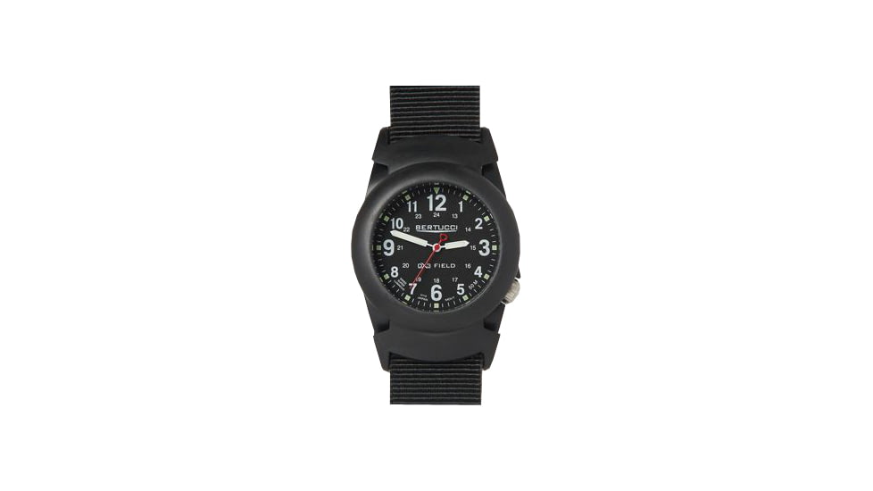 Bertucci Watches Dx3 Field Watch with Black dial/black case, 40mm 11023