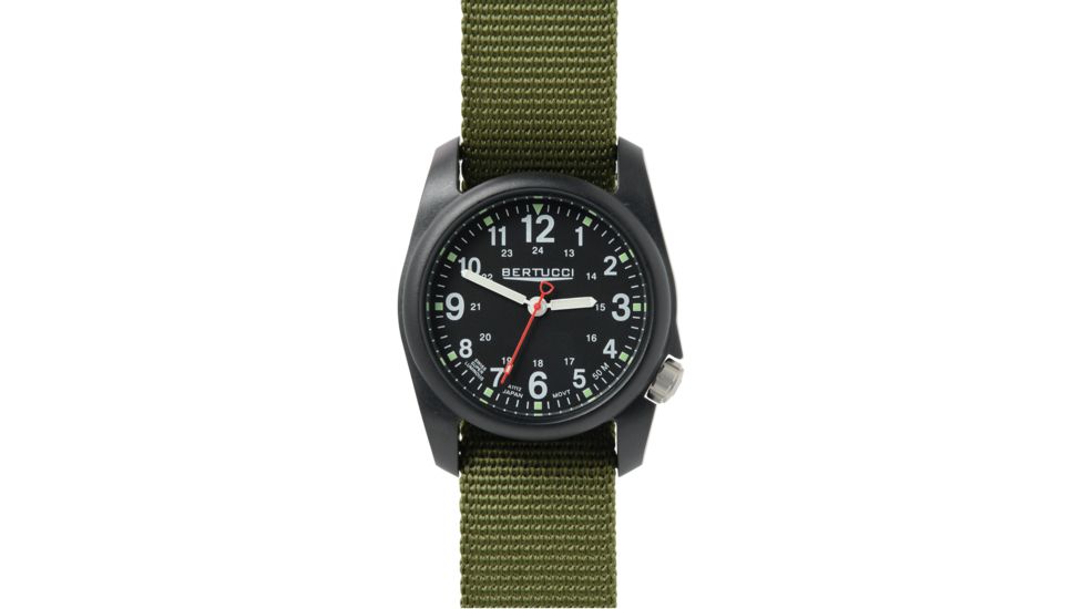 Bertucci Watches Dx3 Field Watch with Black dial/black Case, 40mm 11016