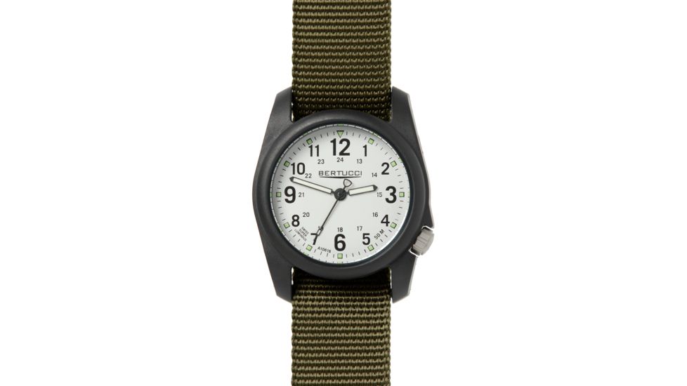 Bertucci Watches Dx3 Stone Dial/olive Band 11049