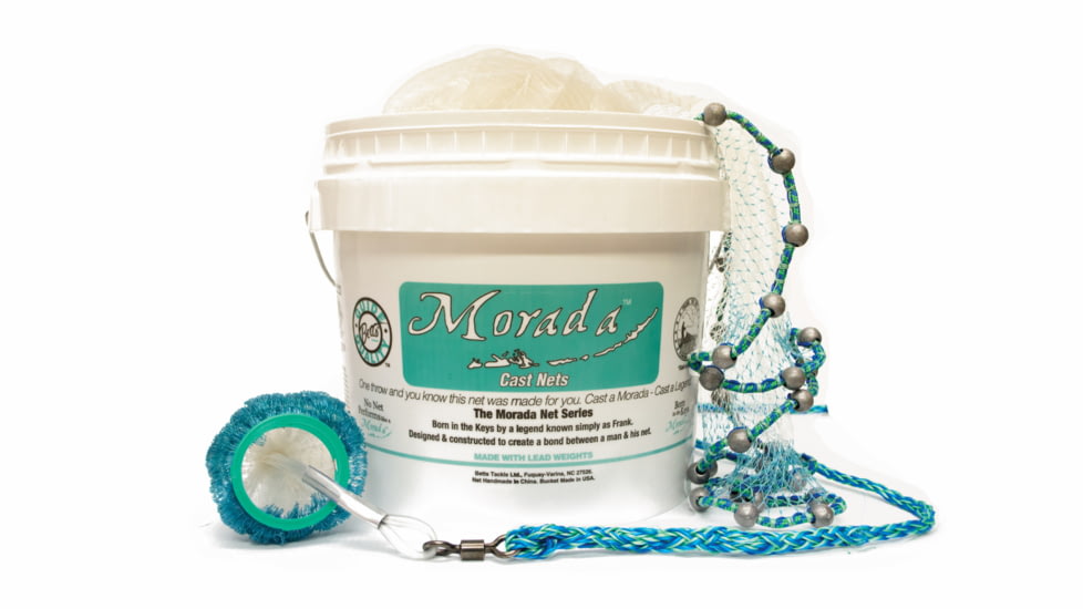 Betts Morada 8 ft Mono, 1/2" Mesh 1.30 lbs Lead Bucket, 40-8