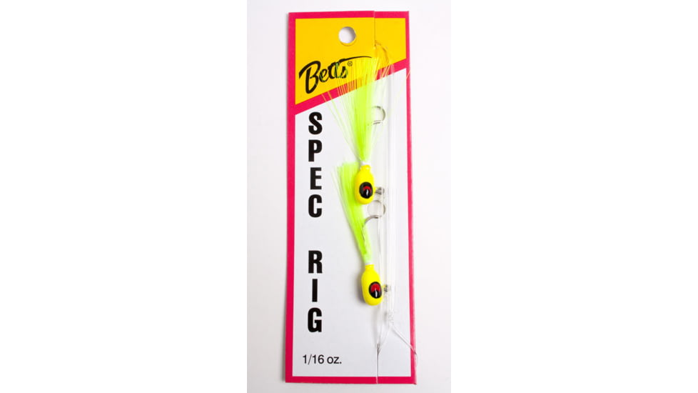 Betts Spec Rig , 1/16 oz Chartreuse/Chartreuse, 2/Pack, 780-6-5