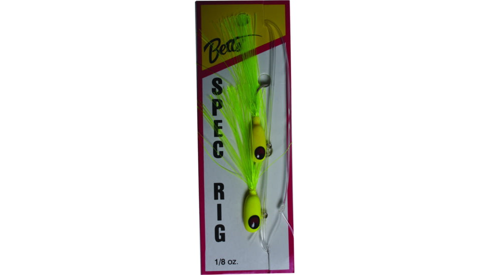 Betts Spec Rig 1/8 Chartreuse/Chartreuse 2 Pc, 780-8-5
