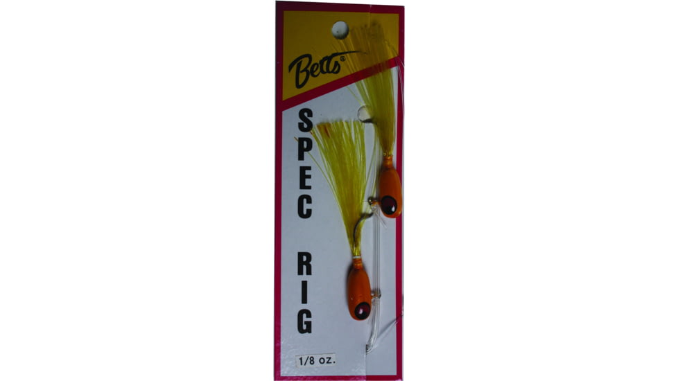 Betts Spec Rig , 1/8 oz Yellow/Yellow, 2/Pack, 780-8-2