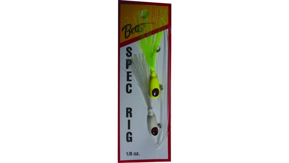 Betts Spec Rig 1/8 White/Chartreuse 2 Pc, 780-8-32