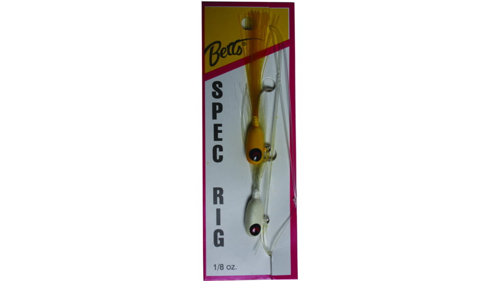 Betts Spec Rig 1/8 Yellow/White 2 Pc, 780-8-31