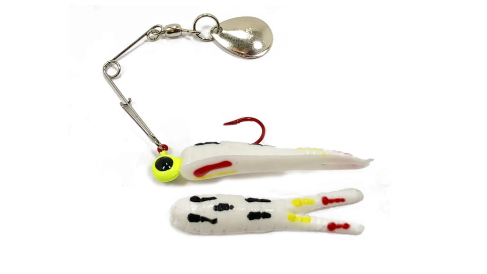 Betts Spin Bleeders 1/16 Split Tail Value Pk - White Coach Dog, 922RST-42CN