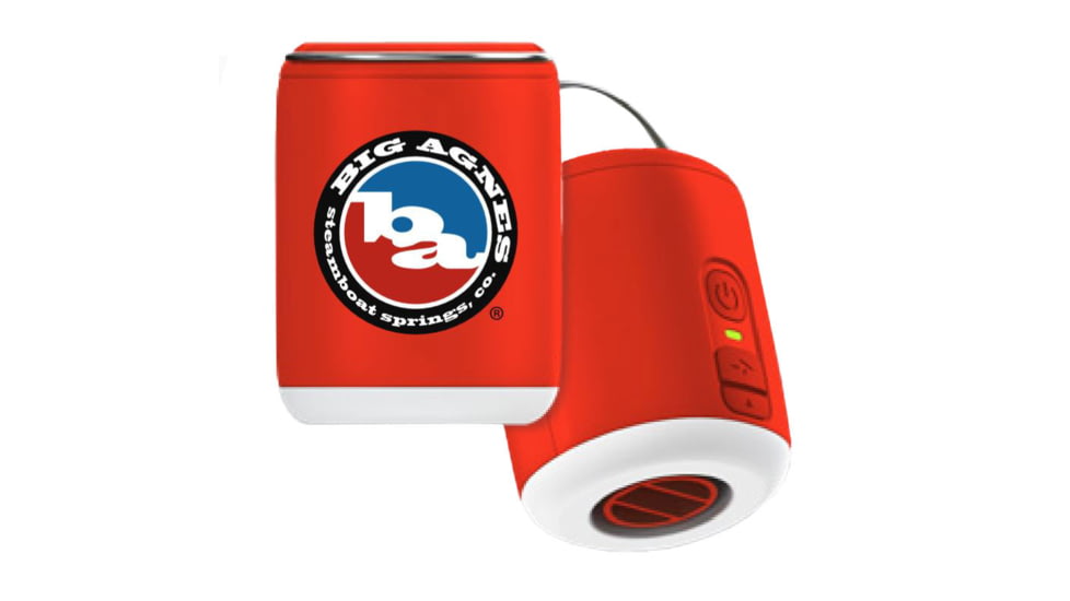 Big Agnes 230 Lumens mtnGLO Pump &amp; Light, Cherry Tomato, AMGPL25
