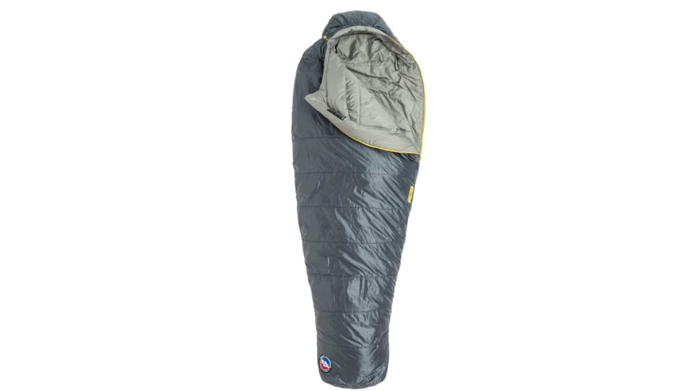 Big Agnes Anthracite 20 FireLine Pro Recycled Long Sleeping Bag, Slate, Long, Left Zipper, BTMA20LL23