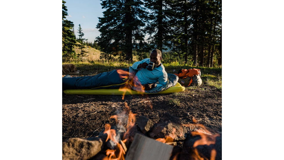 Big Agnes Anthracite 20 FireLine Pro Recycled Long Sleeping Bag, Slate, Long, Left Zipper, BTMA20LL23