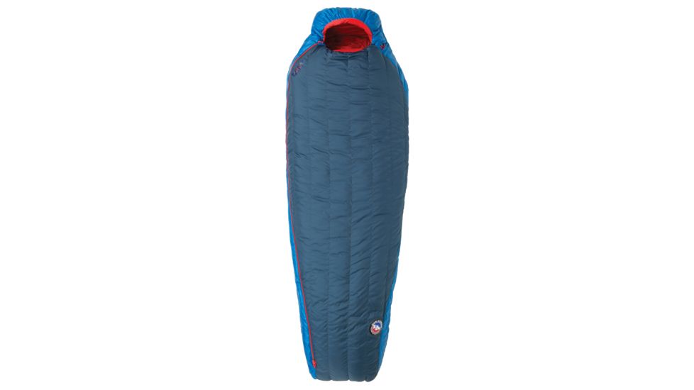 Big Agnes Anvil Horn 30 Sleeping Bag 650 DownTek - Men's, Regular, Left, Blue/Red, BAH30RL19